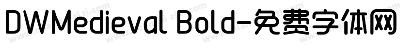DWMedieval Bold字体转换
